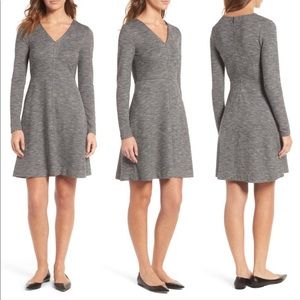 MADEWELL V NECK BRIDGEWALK DRESS.